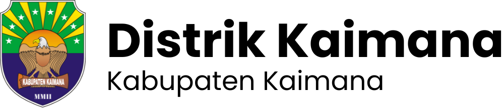 logo distrik kaimana hitam